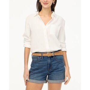 J. Crew Classic Stretch denim short in dark Pacific blue wash Size 28